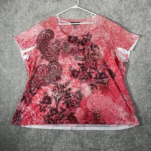 Appropriate Behavior T-Shirt 4X Plus Paisley Boho Eclectic Romantic Maximalist